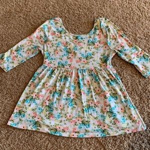 Floral babydoll blouse